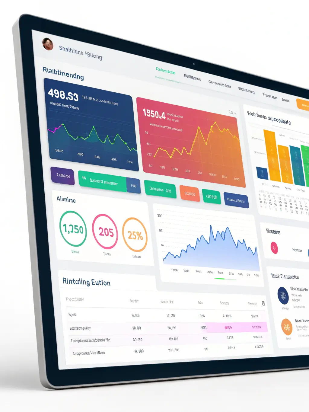 A screenshot of BitMineVision's proprietary mining software interface, showcasing its user-friendly design and advanced monitoring capabilities.